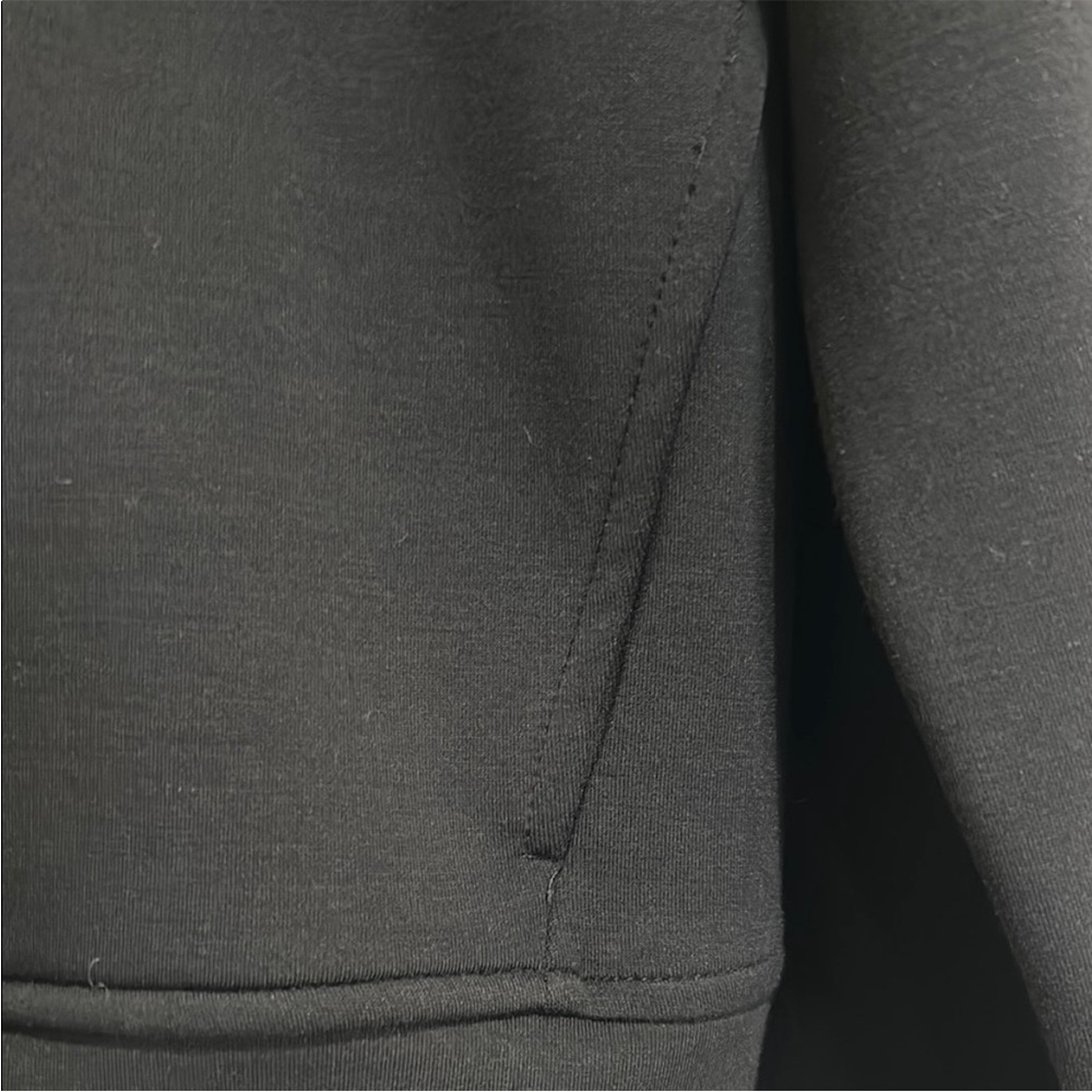 Cable & Gauge Black Zip Hoodie Jacket nwot - Picture 3 of 5